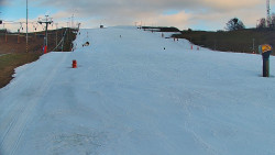 Sjezdovka skiareálu Hlubočky