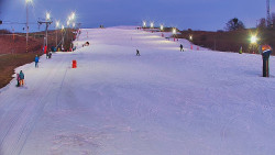 Sjezdovka skiareálu Hlubočky