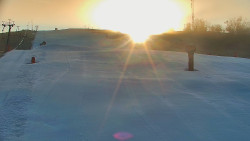 Sjezdovka skiareálu Hlubočky