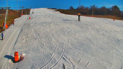 Sjezdovka skiareálu Hlubočky