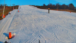 Sjezdovka skiareálu Hlubočky