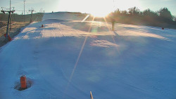 Sjezdovka skiareálu Hlubočky