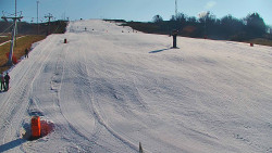 Sjezdovka skiareálu Hlubočky