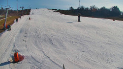 Sjezdovka skiareálu Hlubočky