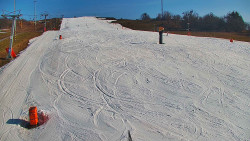 Sjezdovka skiareálu Hlubočky