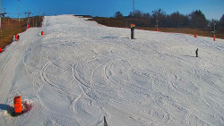 Sjezdovka skiareálu Hlubočky