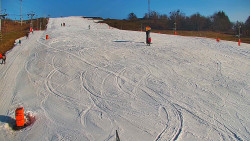 Sjezdovka skiareálu Hlubočky