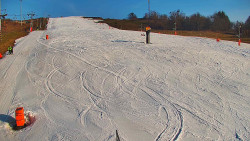 Sjezdovka skiareálu Hlubočky