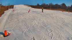 Sjezdovka skiareálu Hlubočky