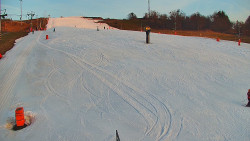 Sjezdovka skiareálu Hlubočky