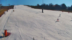 Sjezdovka skiareálu Hlubočky