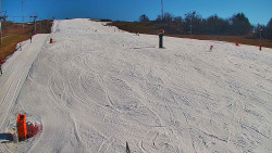 Sjezdovka skiareálu Hlubočky