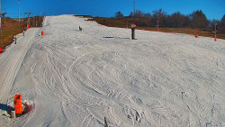 Sjezdovka skiareálu Hlubočky