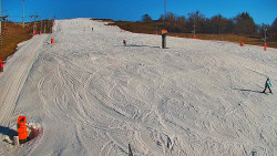 Sjezdovka skiareálu Hlubočky