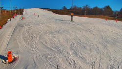 Sjezdovka skiareálu Hlubočky