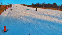 Sjezdovka skiareálu Hlubočky