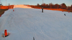 Sjezdovka skiareálu Hlubočky