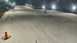 Sjezdovka skiareálu Hlubočky