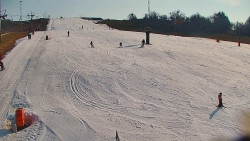 Sjezdovka skiareálu Hlubočky