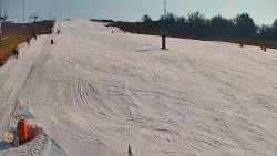 Sjezdovka skiareálu Hlubočky