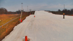 Sjezdovka skiareálu Hlubočky