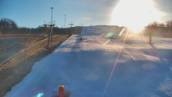 Sjezdovka skiareálu Hlubočky