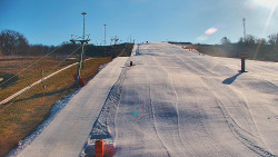 Sjezdovka skiareálu Hlubočky