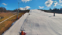 Sjezdovka skiareálu Hlubočky