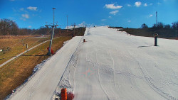 Sjezdovka skiareálu Hlubočky