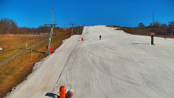 Sjezdovka skiareálu Hlubočky