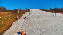 Sjezdovka skiareálu Hlubočky