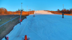 Sjezdovka skiareálu Hlubočky