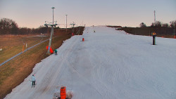 Sjezdovka skiareálu Hlubočky