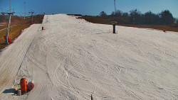 Sjezdovka skiareálu Hlubočky