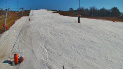 Sjezdovka skiareálu Hlubočky