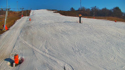 Sjezdovka skiareálu Hlubočky