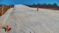 Sjezdovka skiareálu Hlubočky