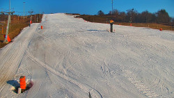 Sjezdovka skiareálu Hlubočky