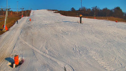 Sjezdovka skiareálu Hlubočky