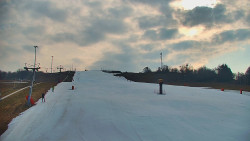 Sjezdovka skiareálu Hlubočky