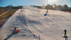 Sjezdovka skiareálu Hlubočky