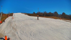 Sjezdovka skiareálu Hlubočky