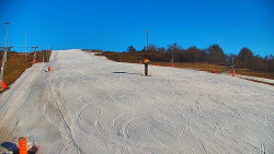 Sjezdovka skiareálu Hlubočky