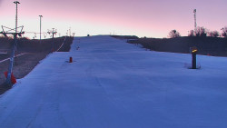 Sjezdovka skiareálu Hlubočky