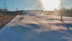 Sjezdovka skiareálu Hlubočky