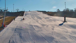 Sjezdovka skiareálu Hlubočky