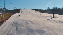 Sjezdovka skiareálu Hlubočky