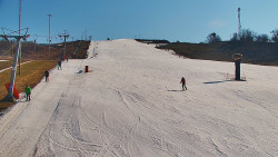 Sjezdovka skiareálu Hlubočky