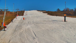 Sjezdovka skiareálu Hlubočky