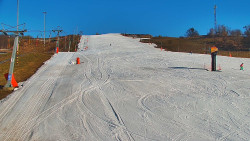 Sjezdovka skiareálu Hlubočky